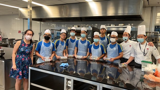 At ITE West College Where Students Learnt To Assemble Blueberry Tarts At Food Service Lab